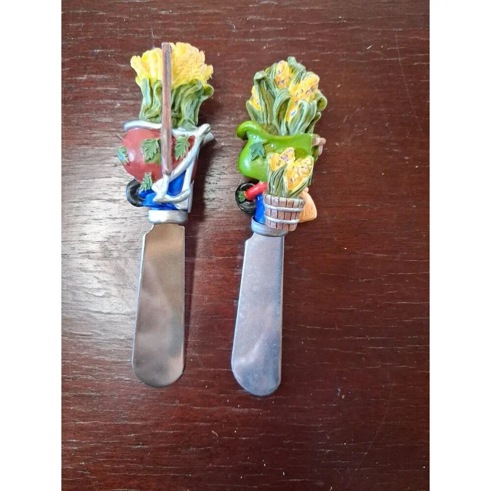 Set Of 4 Halloween/Fall Butter/Cheese Spreaders